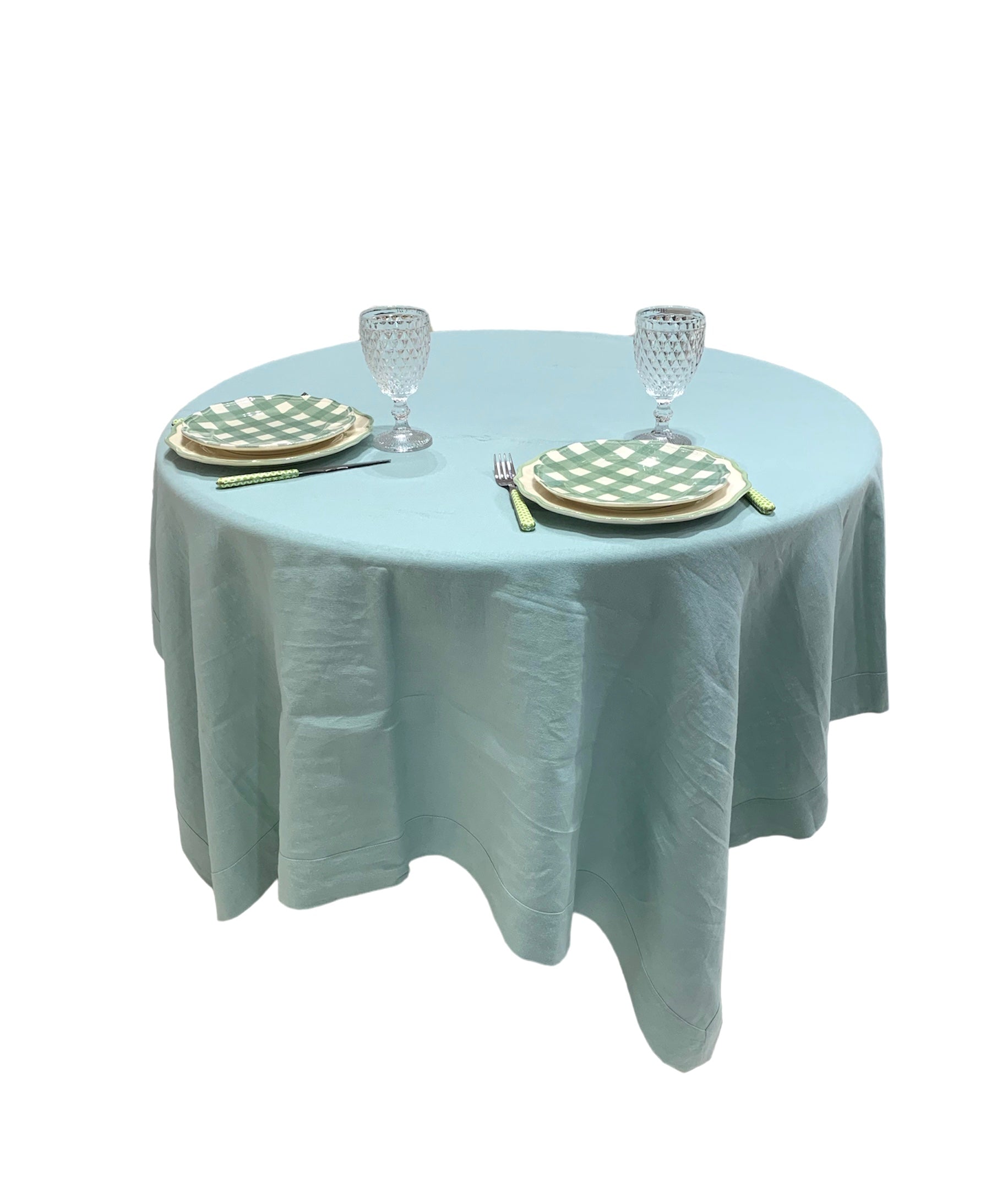 Toalha de mesa Quadrada Azul