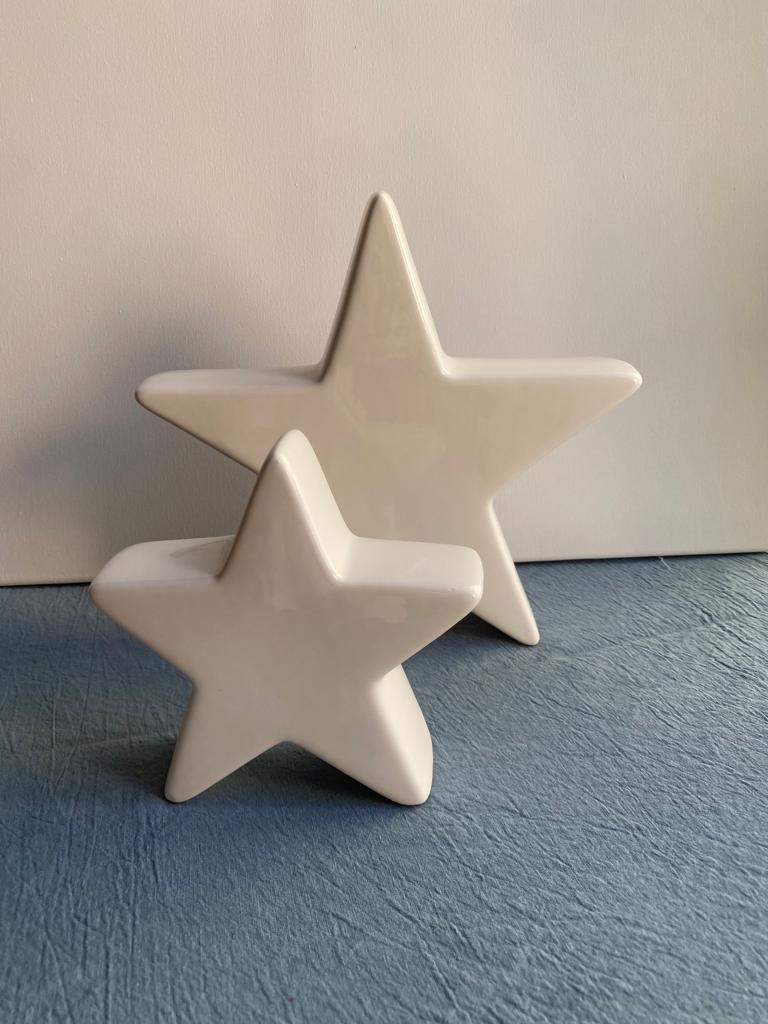 Estrelas Decorativas Brancas